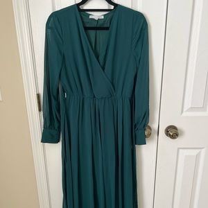 Baltic Born Lydia Maxi Dress Hunter Green